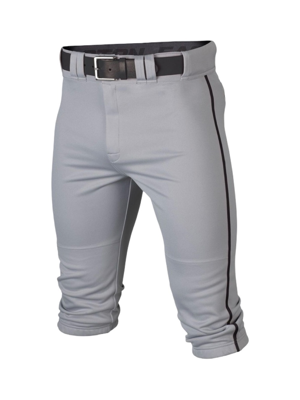 Easton Gray Baseball Pants Black Piping Adult Large Performance Knicker Uniform
